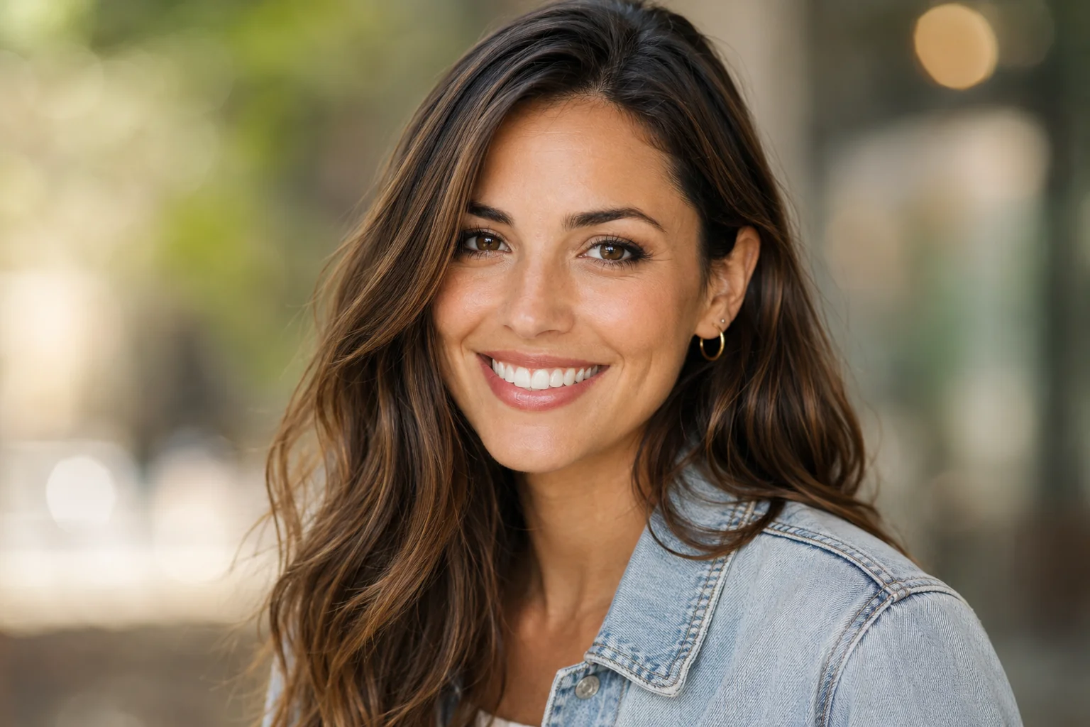Patient smiling after professional teeth whitening in San Jose