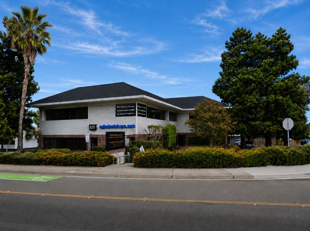 The Calm Dental Care office building at 1198 S De Anza Blvd in San Jose, CA